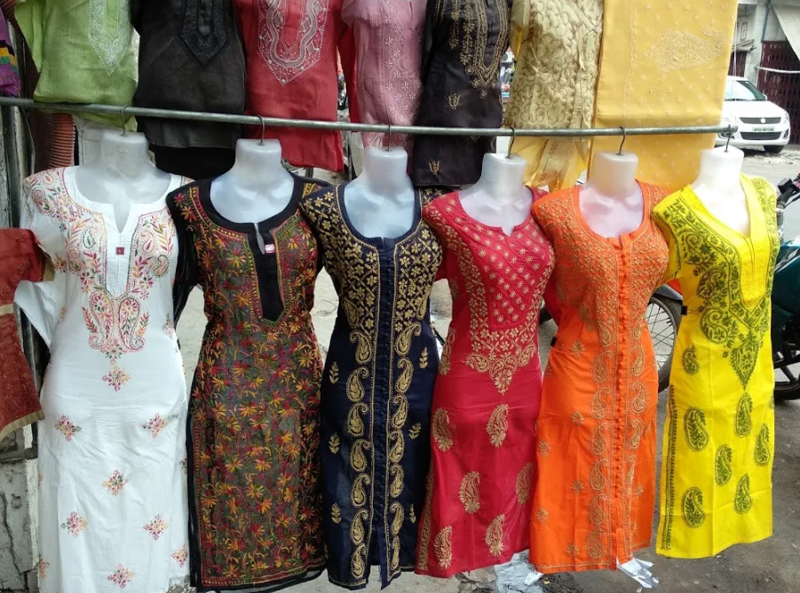 Aminabad Market chikankari